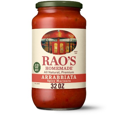 Rao's Arrabbiata Sauce - 32oz: All, No Artificial Colors, Mild Spice Level