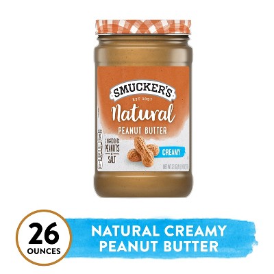Smucker's Natural Creamy Peanut Butter - 26oz