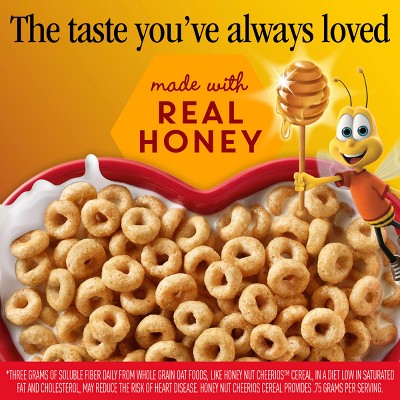 Honey Nut Cheerios Gluten Free Breakfast Cereal - 32oz: Low Fat
