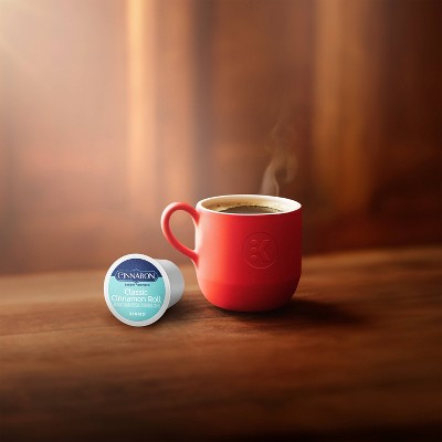 Cinnabon Classic Cinnamon Roll Flavored Light Roast Keurig K-Cup Coffee Pods - 24ct