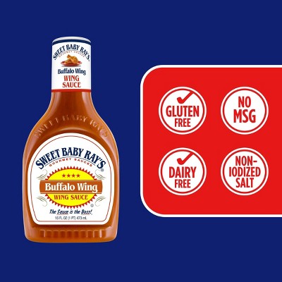 Sweet Baby Ray's Buffalo Wing Sauce - 16 fl oz: Gluten-Free, Medium Spice Level
