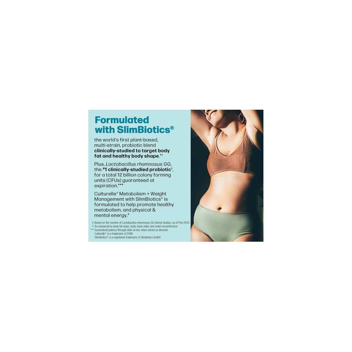 Culturelle Metabolism + Weight Management Slimbiotics Capsules, 30ct