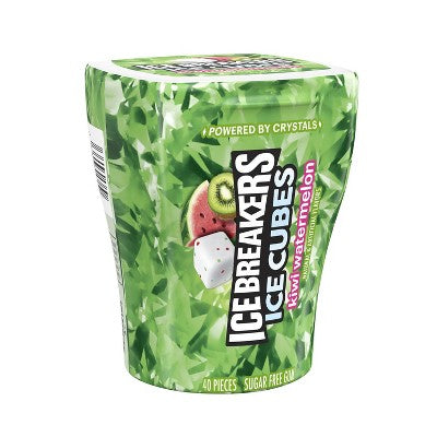 Ice Breakers Kiwi Watermelon Ice Cubes Gum - 3.24oz