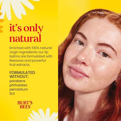 Burt's Bees Natural Origin Beeswax Lip Balm - 2pk