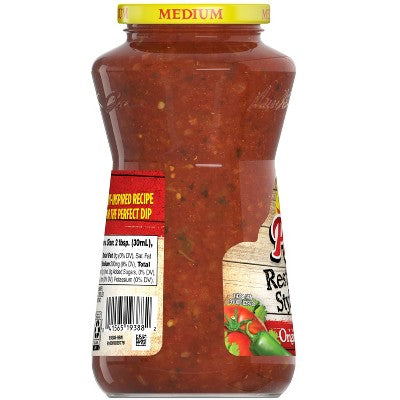 Pace Restaurant Style Original Recipe Salsa 16oz: Gluten-Free, No Added Sugar, Vegan