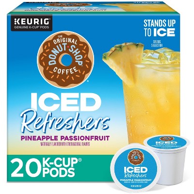 The Original Donut Shop Pineapple Passionfruit Keurig K-Cup Iced Refresher Pods - 20ct