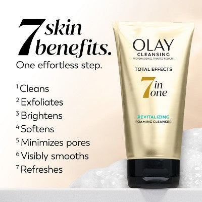 Olay Total Effects Revitalizing Foaming Face Wash - Scented - 5oz