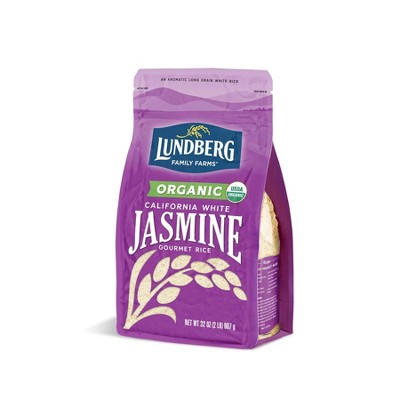 Lundberg Organic Long Grain California White Jasmine Rice - 2lbs