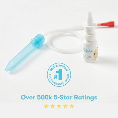 Frida Baby Baby Nasal Aspirator NoseFrida The Snotsucker All-Natural Saline Nasal Spray - 12ct
