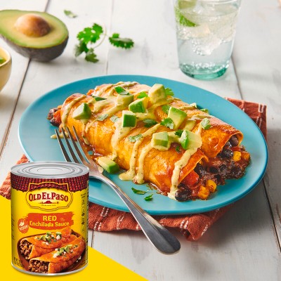 Old El Paso Red Enchilada Sauce Medium - 19oz: Gluten-Free, Vegan, No Artificial Preservatives