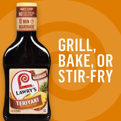 Lawry's Teriyaki With Pineapple Juice Marinade - 12 fl oz