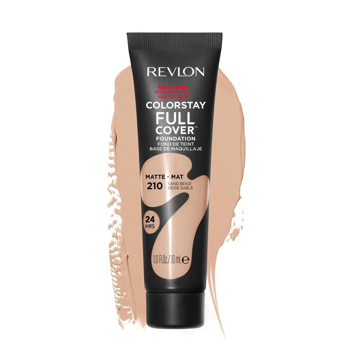 Revlon ColorStay Full Cover Matte Foundation, 210 Sand Beige - 1 fl oz