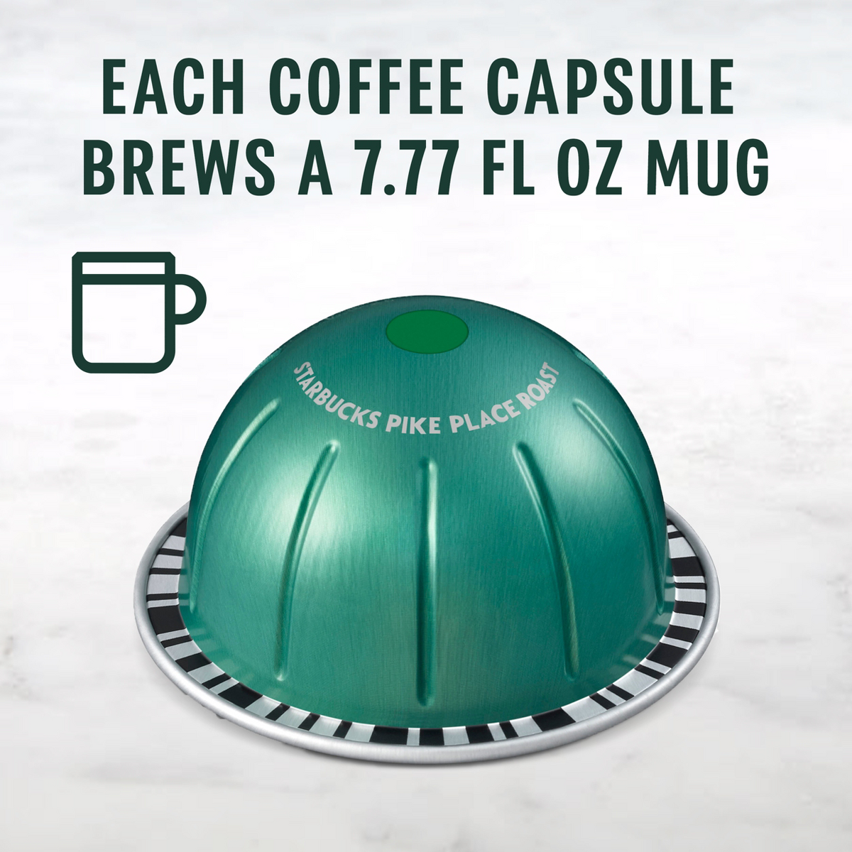 Starbucks by Nespresso Vertuo Line Pike Place Roast, 14.08oz/32ct