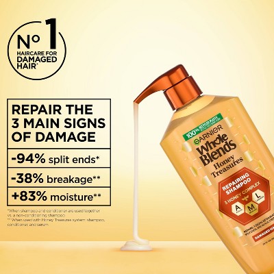 Garnier Whole Blends Honey Treasures Repairing Shampoo
