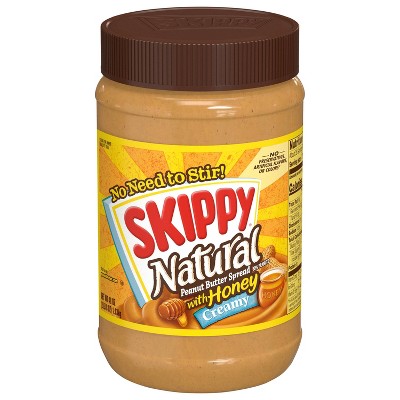 Skippy Peanut Butter Spread w/ Honey - 40oz: Gluten-Free, No Artificial Flavors, No Preservatives