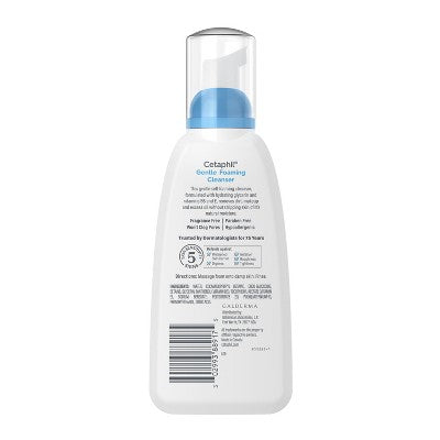 Cetaphil Gentle Foaming Facial Cleanser with Glycerin - 8 fl oz