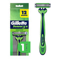 Gillette Sensor Sensitive Men 3 Blades Disposable Razor - Trial Size
