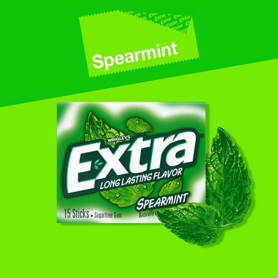 Extra Spearmint Sugar-Free Chewing Gum - 15ct