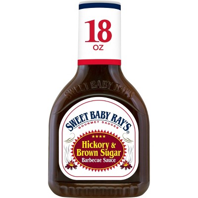 Sweet Baby Ray's Hickory & Brown Sugar Barbecue Sauce - 18oz: Gluten-Free