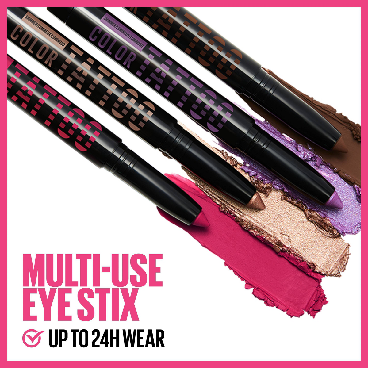 Maybelline Color Tattoo Longwear Multi-Use Eyeshadow Liner Stix, I Am Extravagant - 0.05oz