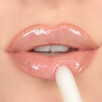 Makeup Revolution Pout Bomb Plumping Gloss - Clear - 0.15 fl oz: Moisturizing, Shine Enhancing, Liquid, Single Container