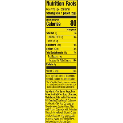 Fruit Gushers Tropical Flavored Fruit Snacks - 6ct/4.8oz: Gluten-Free, Plant-Based