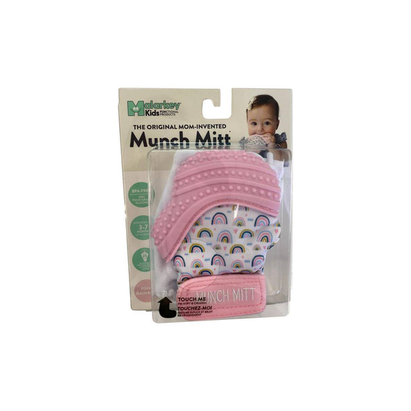 Malarkey Kids Munch Mitt Teether, Rainbow