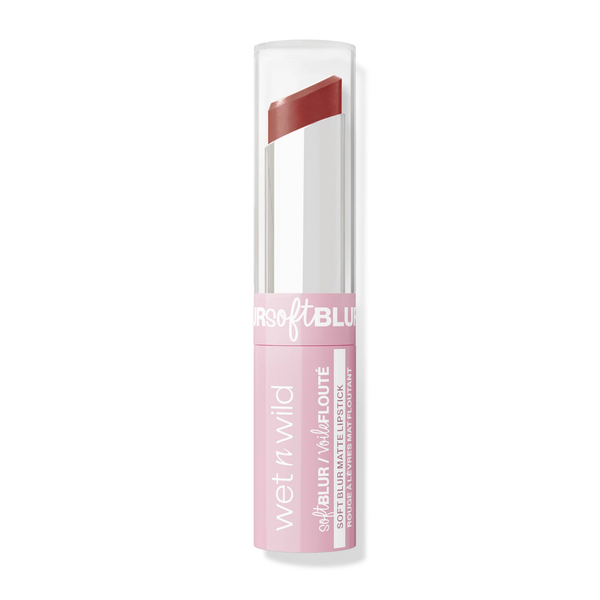 Wet n Wild Cloud Pout Soft Blur Matte Lipstick, Nude for Love - 0.11oz