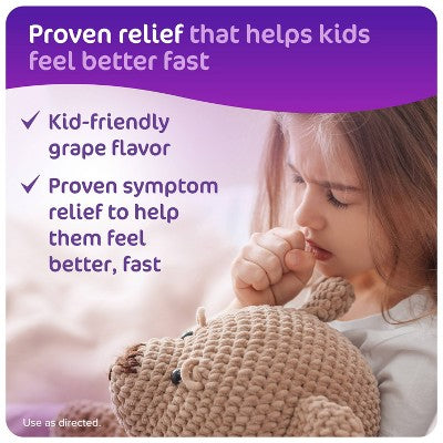 Children's Dimetapp Cough & Cold Relief Liquid - Dextromethorphan - Grape - 4 fl oz