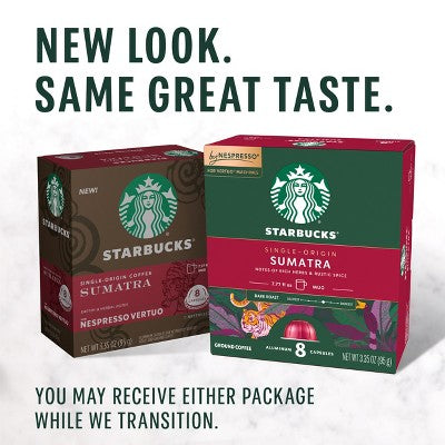 Starbucks by Nespresso Vertuo Line Single-Origin Sumatra