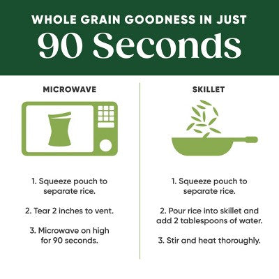 Seeds of Change Organic Brown Basmati Rice Microwavable Pouch - 8.5oz
