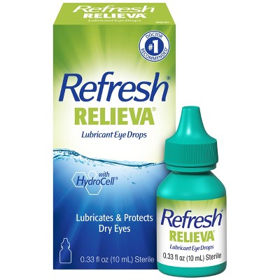 Refresh Relieve Lubricant Eye Drops Artificial Tears - 0.33 fl oz (10 mL)