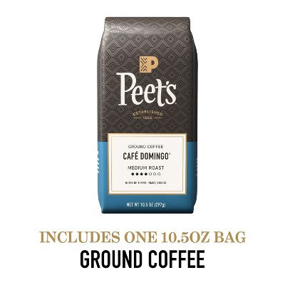 Peet's Café Domingo Medium Roast Ground Coffee - 10.5oz