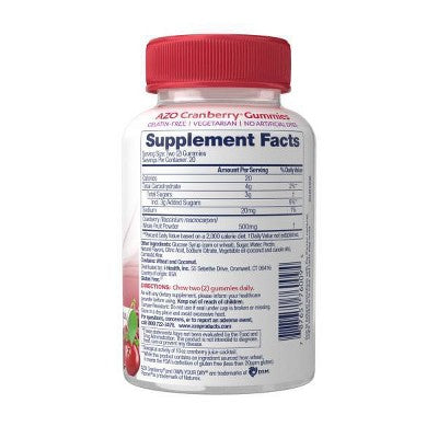 AZO Urinary Tract Health Gummies - Cranberry
