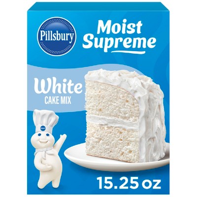 Pillsbury Moist Supreme White Cake Mix - 15.25oz: Certified