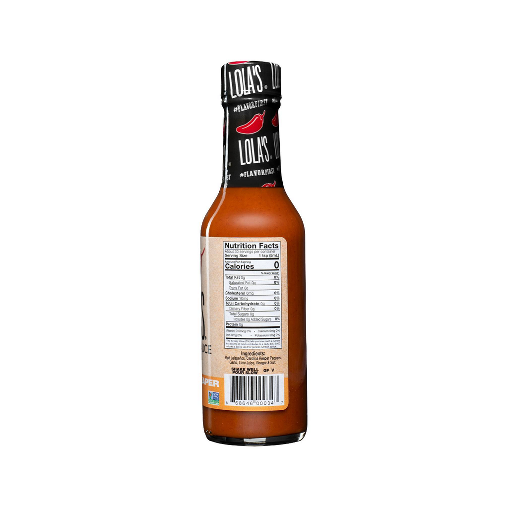 Lola's Fine Hot Sauce, Carolina Reaper, 5 fl oz