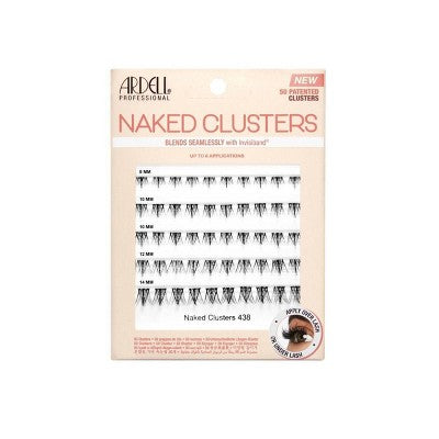 Ardell Naked Clusters False Eyelashes - No 438: Full Volume, Synthetic Hair, 50 Pack, Adhesive Not Included