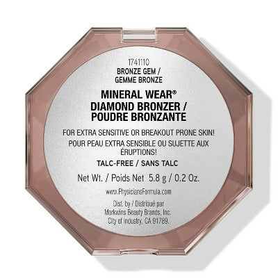 Physicians Formula Mineral Wear Diamond Bronzer - 0.2oz