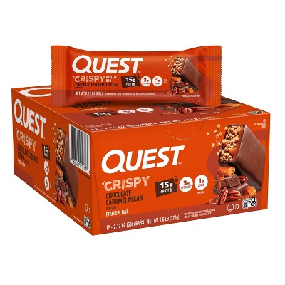 Quest Nutrition 15g Hero Protein Bar - Crispy Chocolate Caramel Pecan