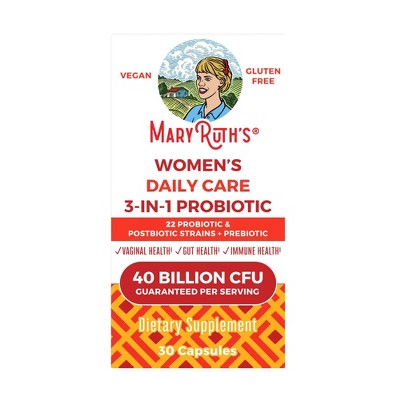 MaryRuth's Women's Daily Care 3-in-1 Probiotic Capsules - 30ct