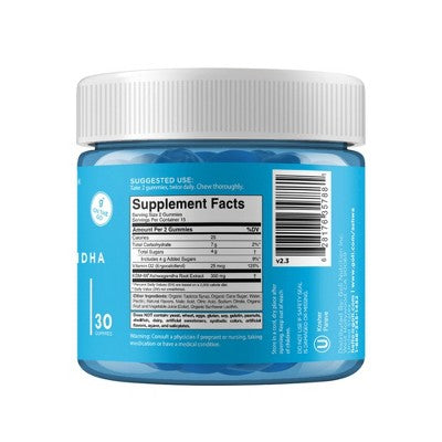 Goli Nutrition Ashwagandha Vegan Gummies - 30ct