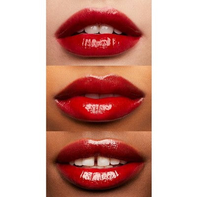 e.l.f. Glossy Lip Stain - Fiery Red - 0.1 fl oz: Shine Enhancing, Paraben-Free, Vegan, Trial Size
