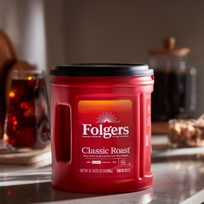 Folgers Classic Roast XL Medium Roast Coffee - 33.7oz