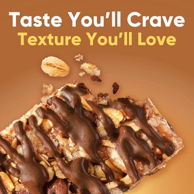 Fiber One Oats & Chocolate Chewy Bars - 10ct/14.1oz: No Artificial Flavors, Low Sodium, Whole Grain