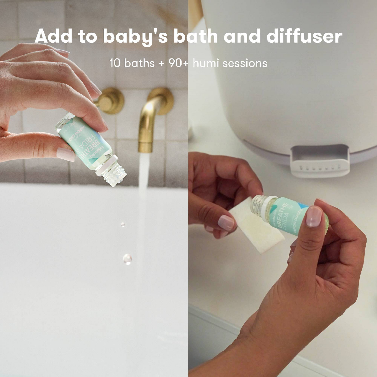 Frida Baby for Sick Day Comfort Vapor Bath Drops - 0.32 fl oz