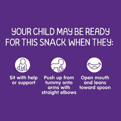 Happy Baby Organic Teethers Blueberry & Purple Carrot Gentle Teething Wafers Baby Snacks - 12ct/1.68oz