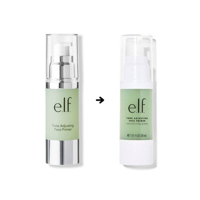 e.l.f. Tone Adjusting Face Primer Large - Green - 1.01 fl oz