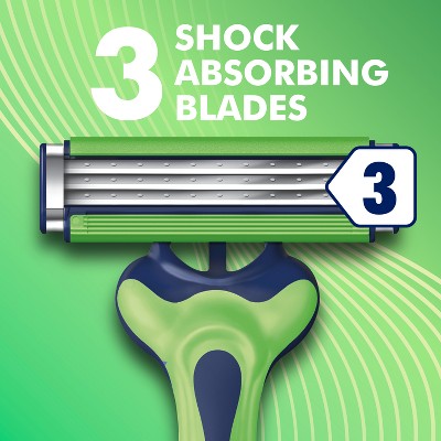 Gillette Sensor Sensitive Men 3 Blades Disposable Razor - Trial Size