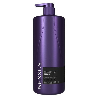 Nexxus Keraphix Conditioner for Damaged Hair with Keratin Protein and Black Rice - Silicone-Free - 33.8 fl oz