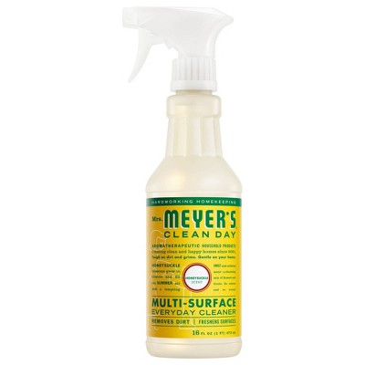 Mrs. Meyer's Clean Day Honeysuckle Scent Multi-Surface Everyday Cleaner - 16 fl oz: Paraben-Free, Animal By-Product-Free, Aluminum-Free